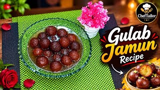 Gulab jamun recipe by ChefTailor || How to make gulab jamun recipe || Gulab jamun banane ka tarika|| screenshot 5