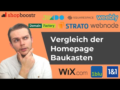 Webseite Baukasten: Vergleich der besten Homepage Baukasten [2022]