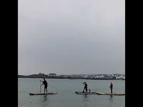 Video: Standup paddleboard nodarbība Bolongo Bay Beach Resort