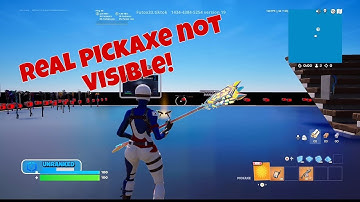 How To Get fncs pickaxe Without real pickaxe being visible!