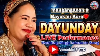 NEW DAYUNDAY - KORE ♥️| LIVE PERFORMANCE | TRENDING | MAGUINDANAON SONG 