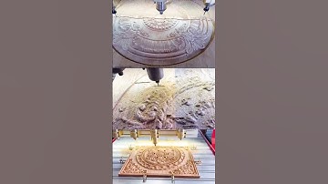 #shorts Đục mâm trần sắc nét với máy CNC đục gỗ Đông Phương