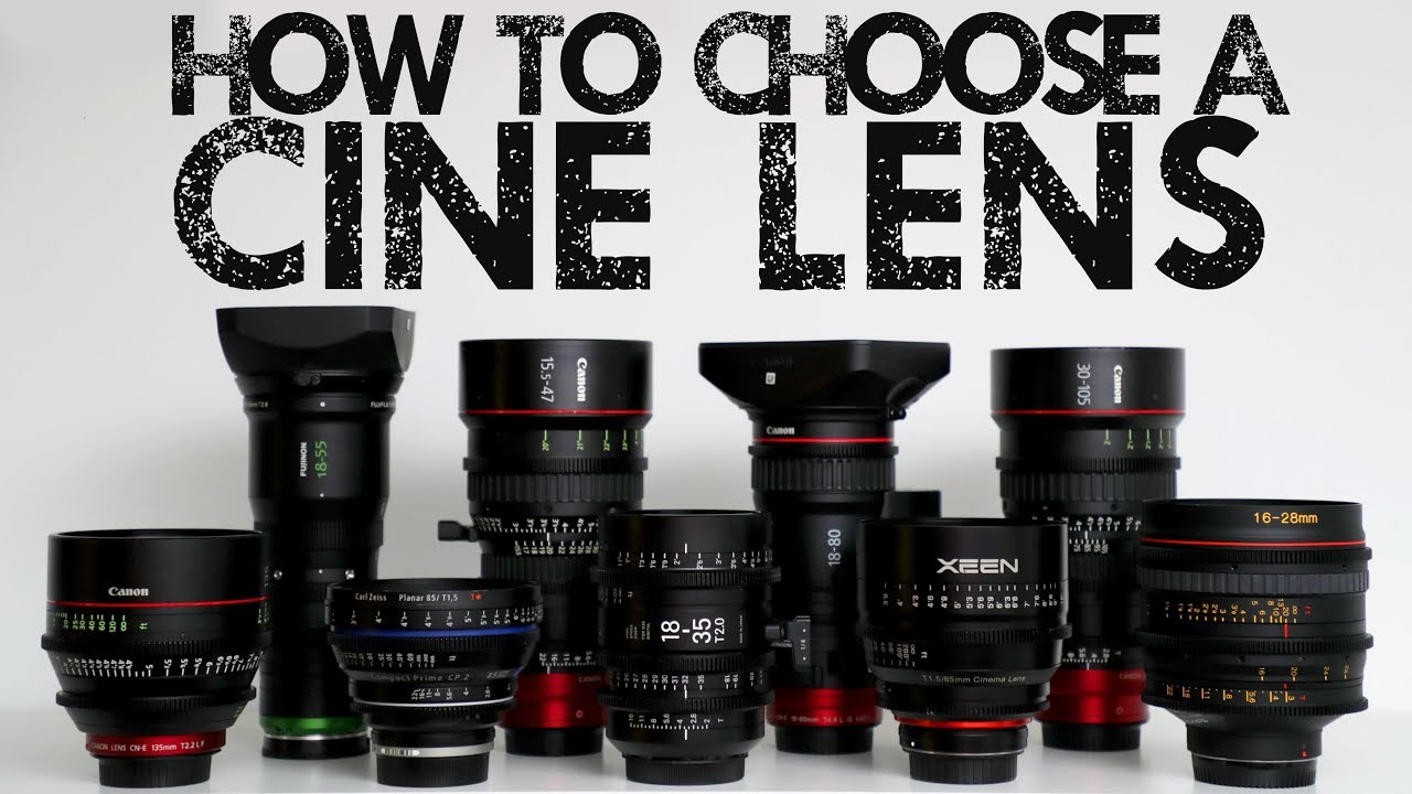 How To Choose The Right Cinema Lens For Your Next Project 4k Shooters