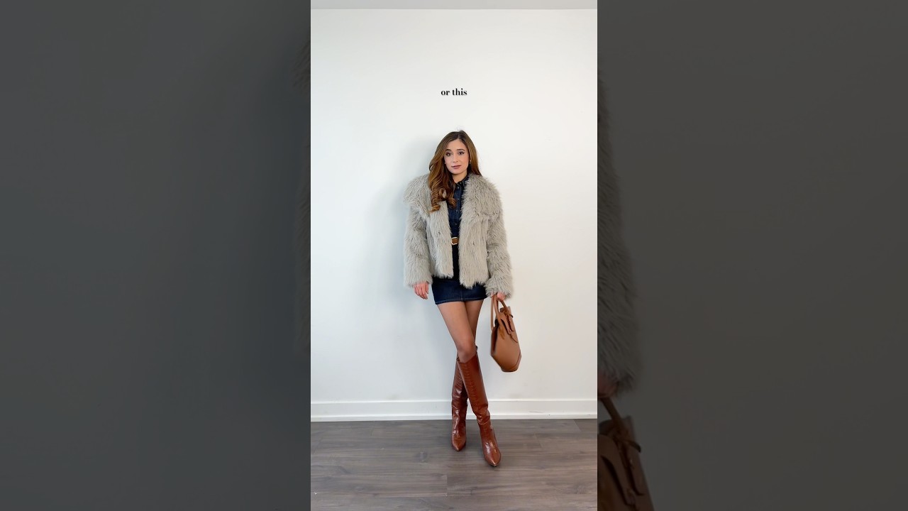 The vibe is Winter Chic ❤️❄️ 