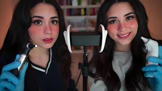 ASMR | Twins Give You an Ear Exam 👭 screenshot 4