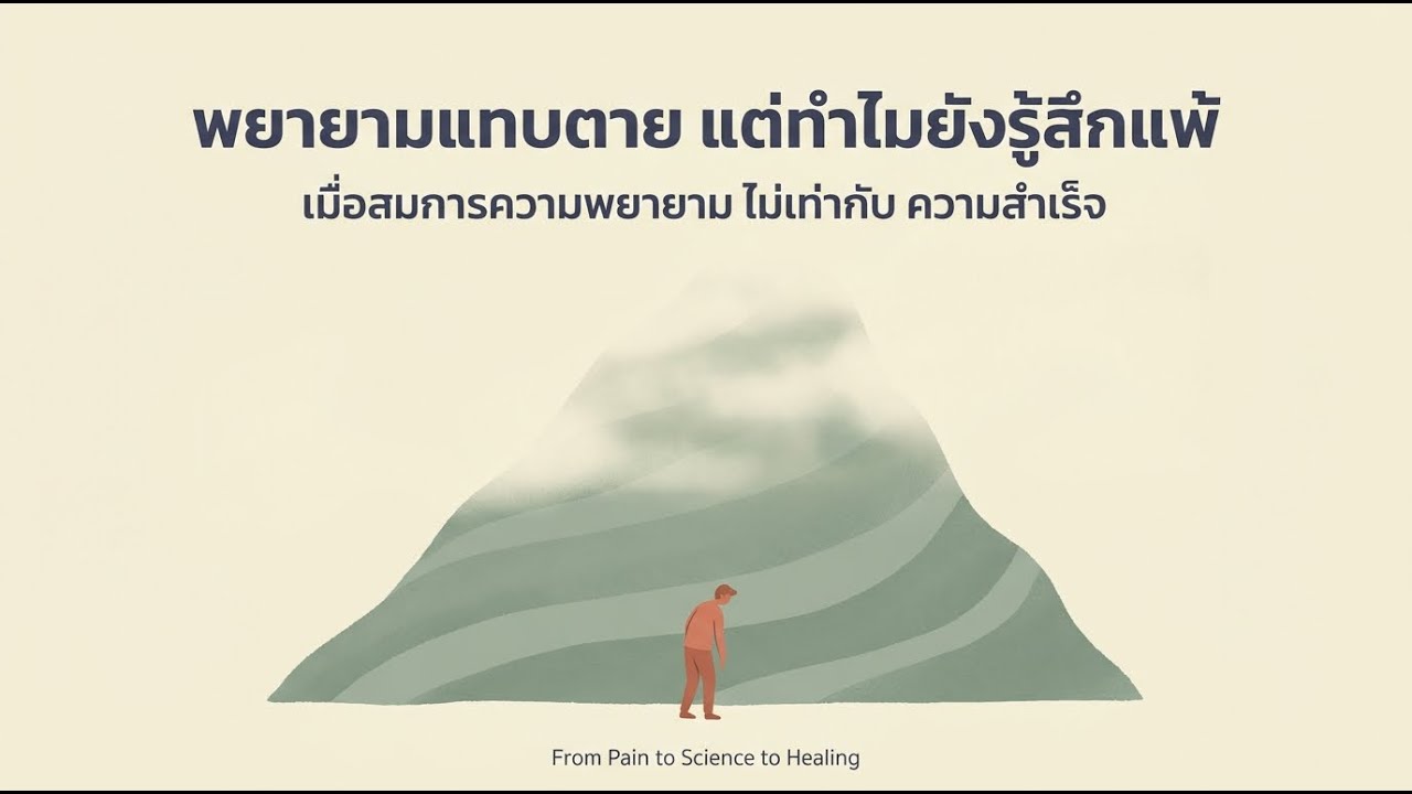 พยายามแทบตาย แต่ทำไมยังรู้สึกแพ้ | คำถามธรรมดา S4 EP.2