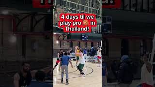 4 days til I play pro 🏀 in Thailand!!!!