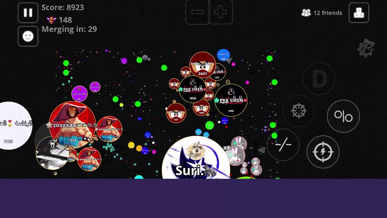 ⛔Agar.io Server⛔ Agario on Mobile with #bots  #AppleAgarLive #Live #Agario #giveaway #100
