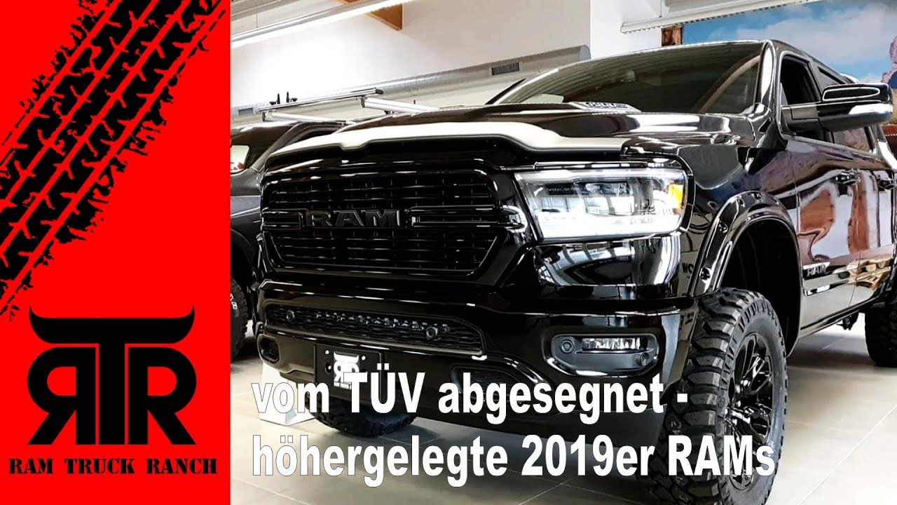 vom TÜV abgesegnet - höhergelegte 2019er RAMs - RTR - RAM Truck Ranch ...