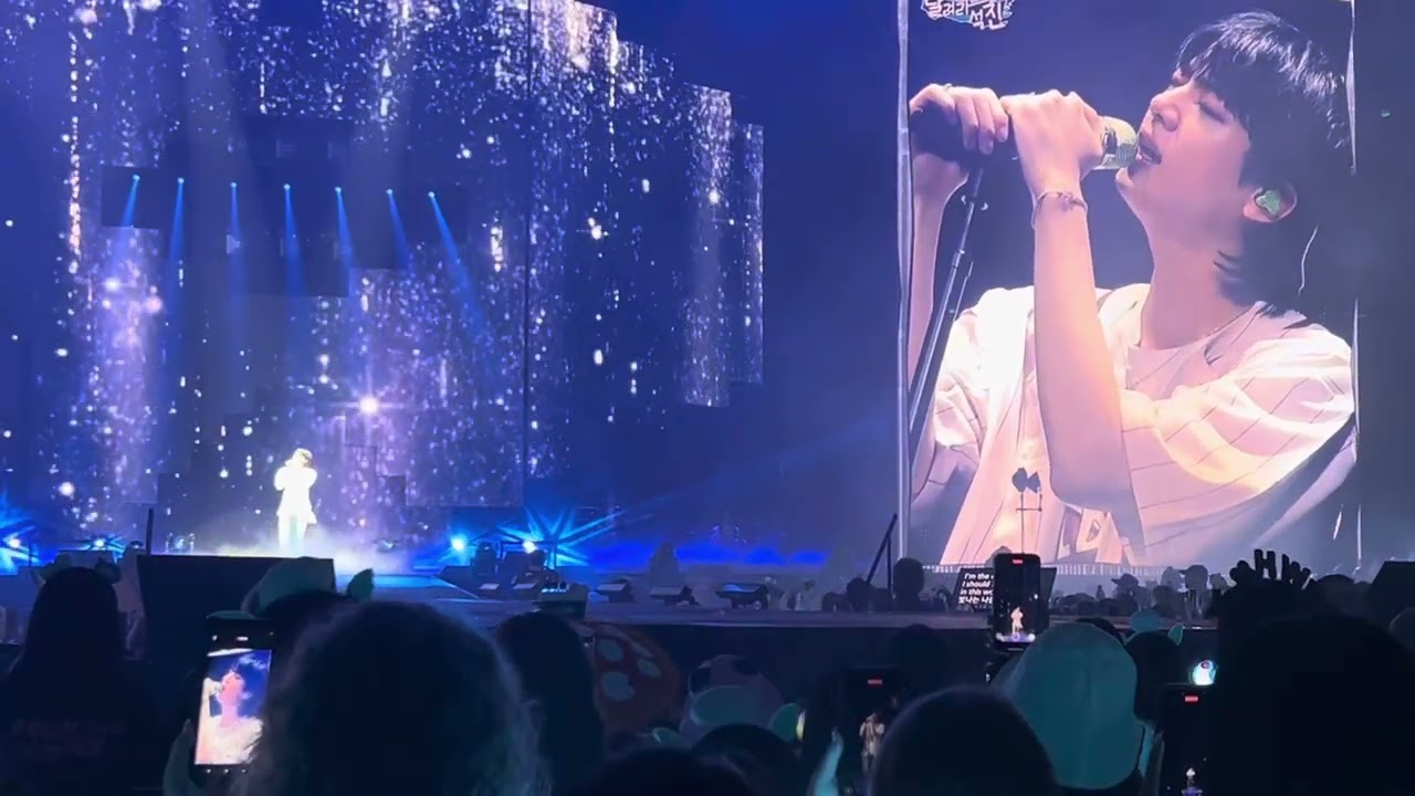 Jin TAMPA Epiphany 7th row center stage view!!!