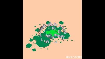 Stonehenge making of timelapse in #picoCAD