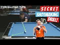 Pool drill  the shotmaking drill i do before every tournament cue ball on the rail