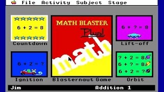 APPLE IIGS MATH BLASTER MATHBLASTER FROM CDROM GEM Generous Efforts of Many Project MATHEMATICS