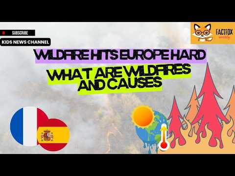 Why Are Wildfires Happening | Europe Wildfires Explained |Science for Kids | FactFoxWeekly