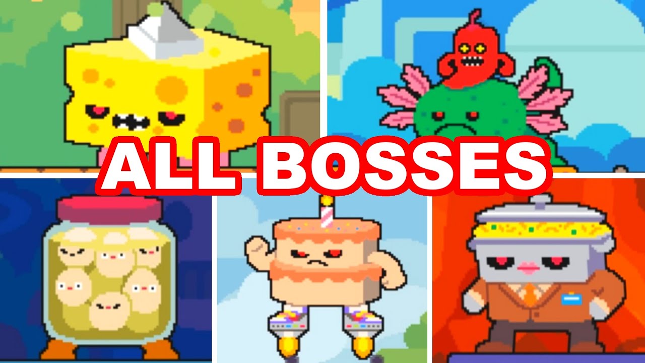 Dadish 4 - All Bosses | Beating ALL BOSSES - YouTube