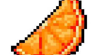 Draw to pixel orange/рисуем пиксельный кусочек апельсина🍊🍊🍊🍊🍊🍊🍊🍊🍊