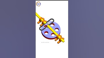 Rotary to linear motion | Mechanical principles | #solidworks #simulation #mechanics #robotics #mcu