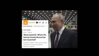 🇷🇺Russia lunch most dangerous🚀Sarmat intercontinental ballistic missile😱#shortvideo#viral#newvideo