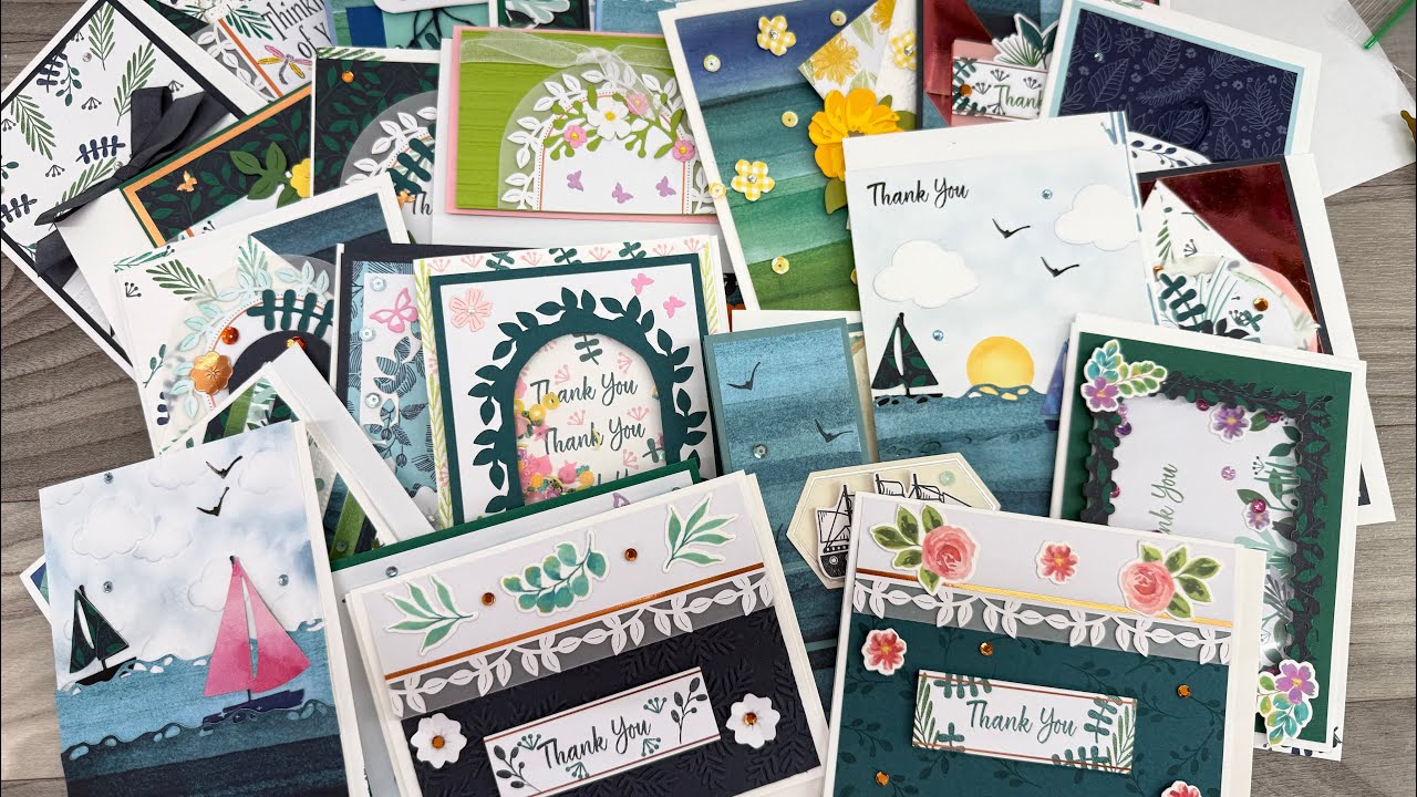 Paper Pumpkin, декабрь 2025 года: обзор 30 открыток, которые я сделала.