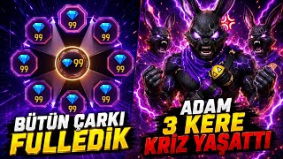 Ayni Adam 3 Kere Si̇ni̇r Kri̇zi̇ Yaşatti Ay Bune Ya Şans Çarkini Fulledi̇k Free Fire