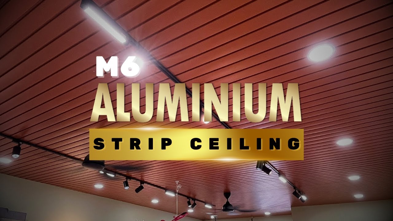 M6 Aluminium Strip Ceiling @ Putra Heights, Subang - YouTube