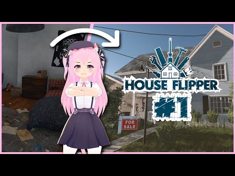 Limpiando casitas | House flipper #1 | CherryCat | Vtuber 🍒