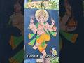 Ganesh ji Acrylic painting on 14*18" canvas board #shorts #art #ganesh