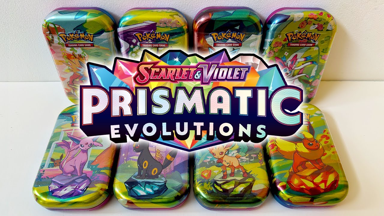 What’s Inside ALL 8 Prismatic Evolutions Mini Tins? (Full Set Opening)