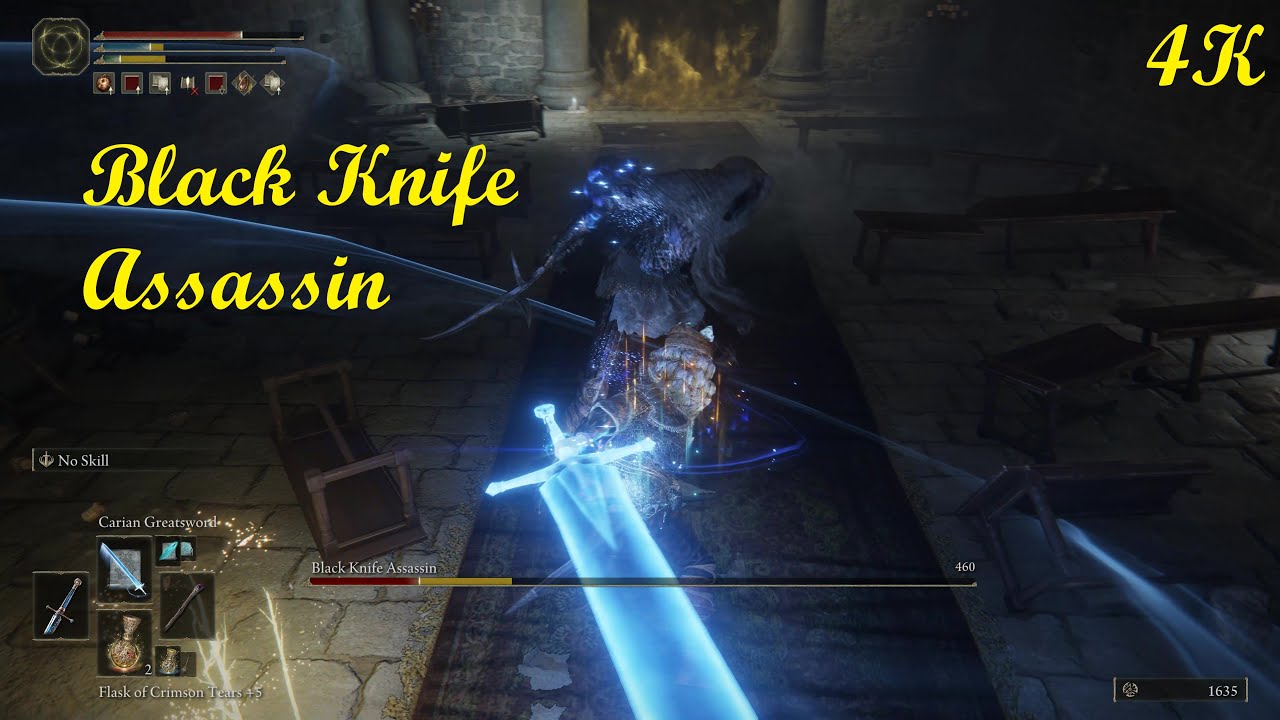 Black Knife Assassin Boss Fight Elden Ring 4k Gameplay YouTube