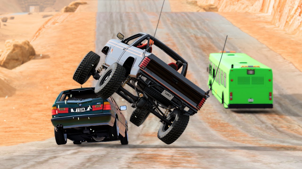 Cars vs Road Rage #11 Gone Wrong [ BeamNG Drive ] - Steering Man - YouTube