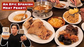 Madrid's Must-East Dish! | Trying Cocido Madrileño, Spanish Tapas + More!