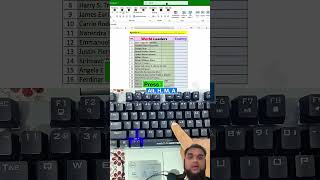 Merge cell with this shortcut key #shortcutkeys #merge #cell #merge #shorts #viral
