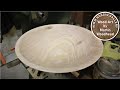 WOODTURNING - LIMED ELM BOWL