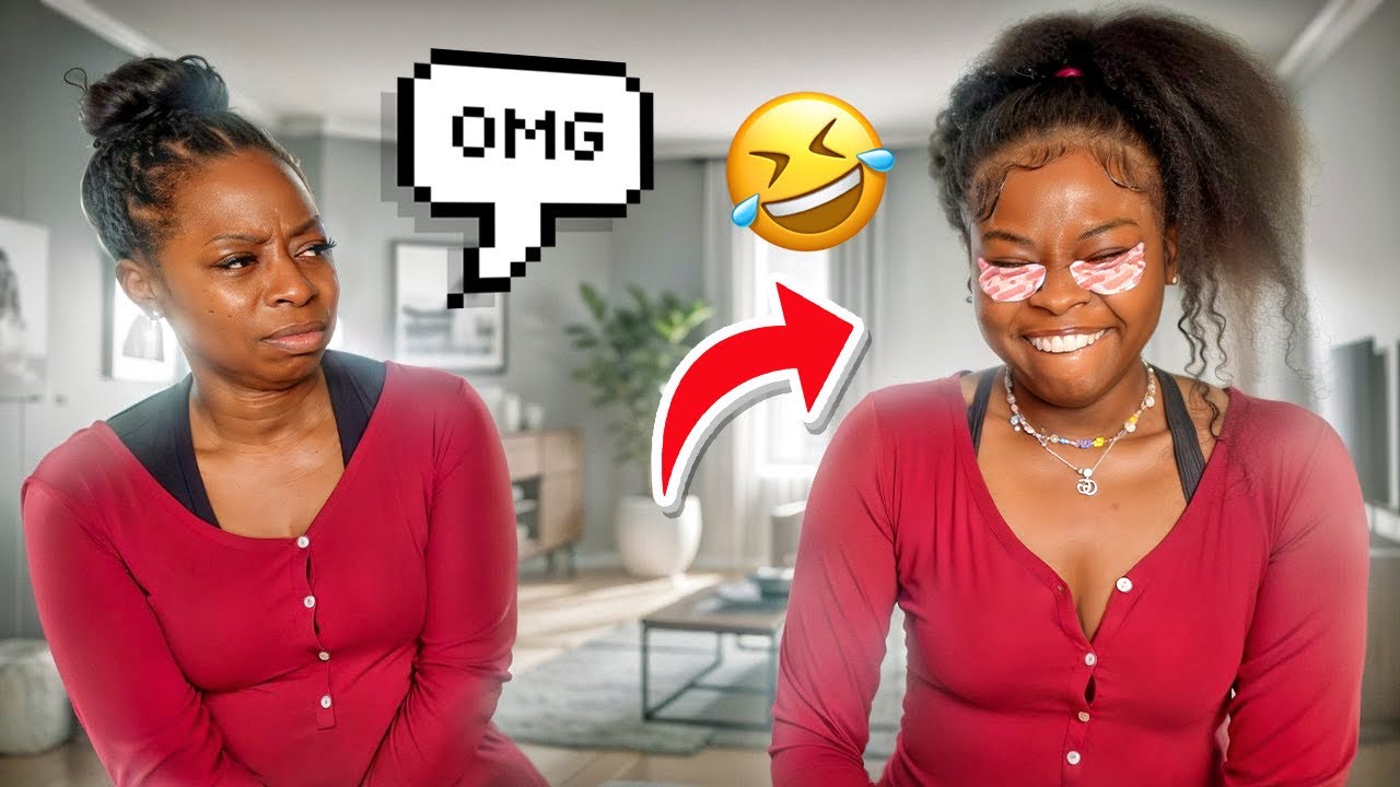 Smiling WEIRD AT MY MOM Until She Notices! *HILARIOUS*