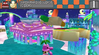 Super Mario Eclipse V2 DEMO - Part 1 - Live Blind Playthrough w/ Egg