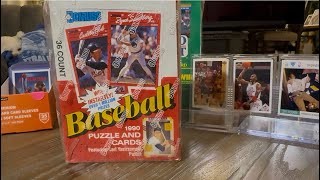 Ripping Donruss 1990 MLB Baseball Cards fresh box with Huge Hits!!!