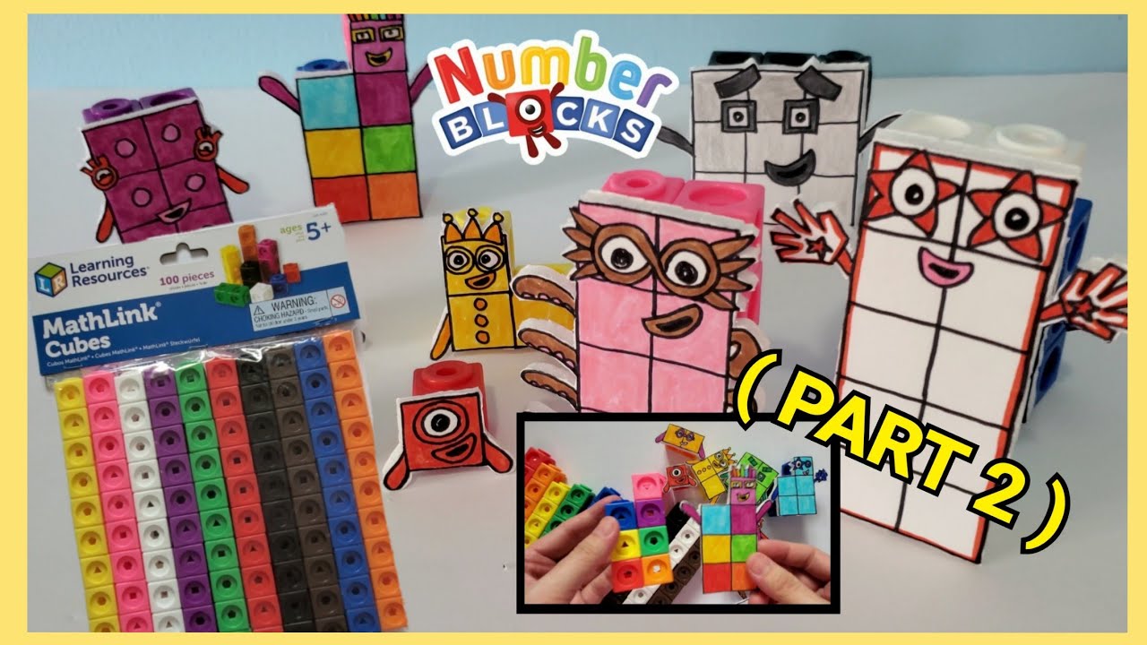 MAKE NUMBERBLOCKS WITH MATHLINK CUBES (PART 2)