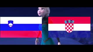 Let it Go Slovenian left, Croatian right