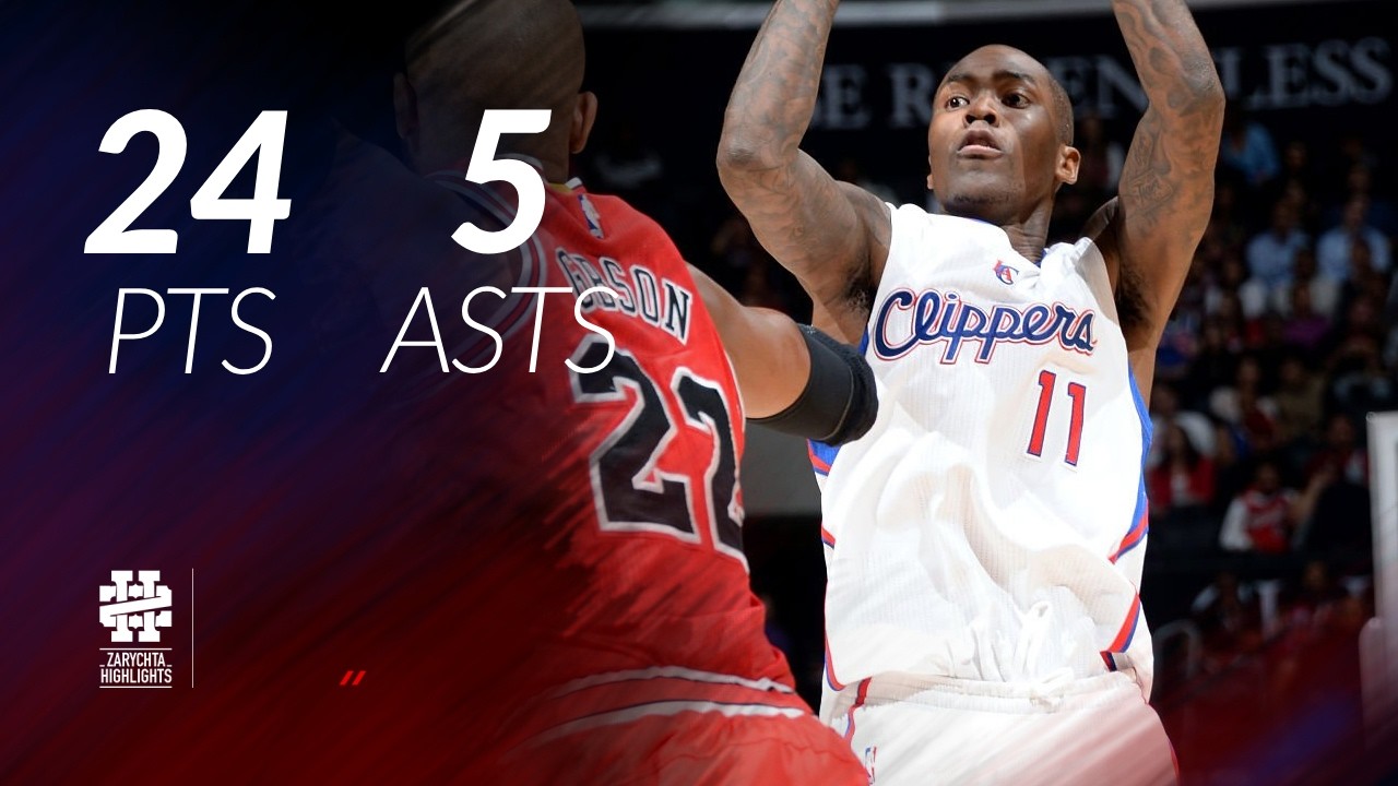 Jamal Crawford 24 pts 5 asts vs Bulls 14/15 season