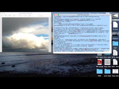 Creating Glitch Art in TextEdit