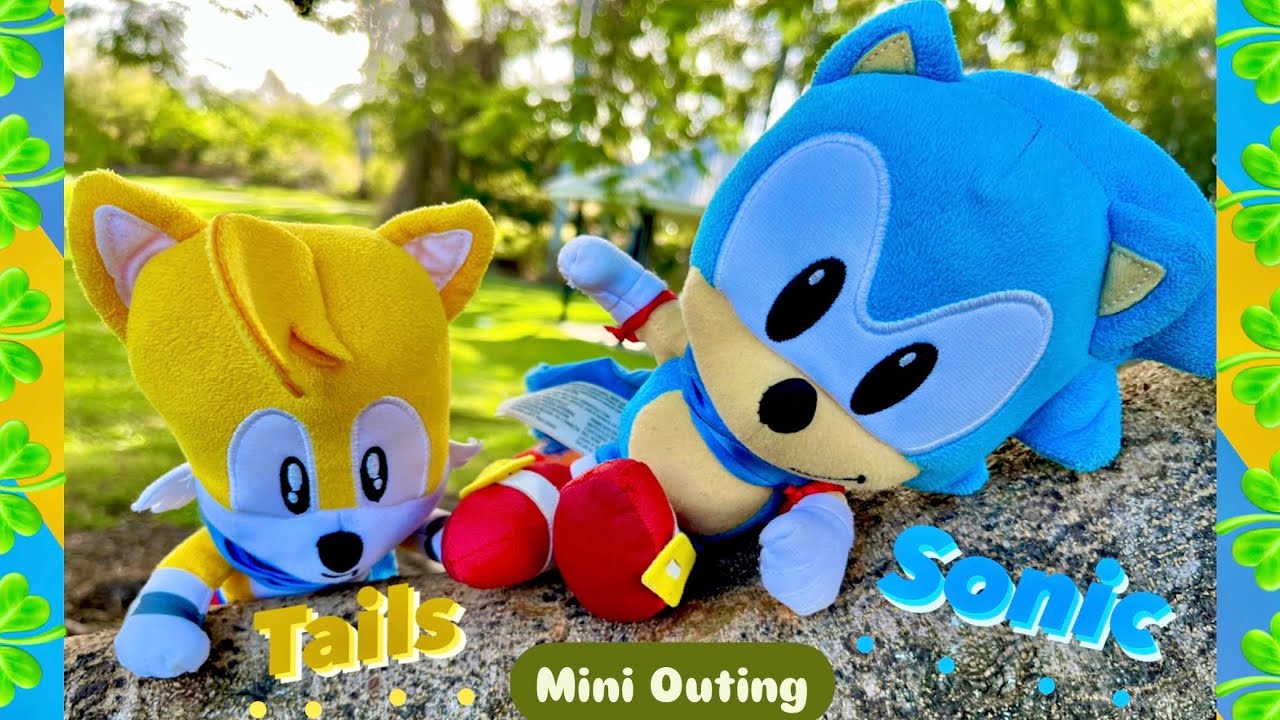 Tails and Sonic’s MINI OUTING!! 🥾🌿 Sonic Plush Video. 