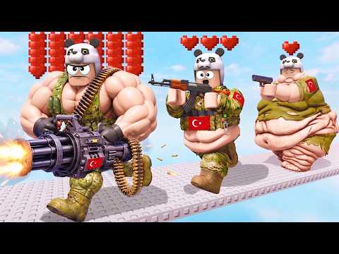 🔥EN İYİ ASKER EVRİMİ! (Çok Güçlü Oldu) - ROBLOX +1 SOLDIER PER STEP