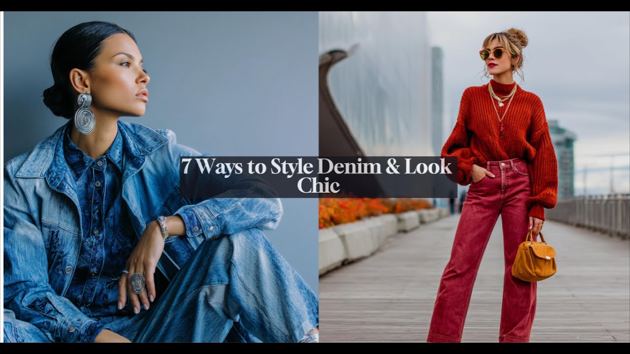 7 модных лайфхаков, как носить деним и выглядеть вне времени | Лучшие стили денима осень-зима 2025