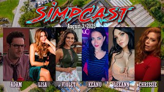 Simpcast 8325 Adam Busch, Violet Brandani, Lisa Reynolds, Chrissie Mayr, Keanu, Leeann