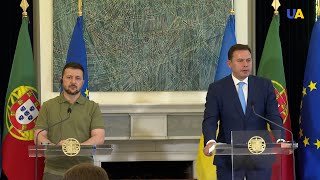 Україна і Португалія підписали безпекову угоду. Заяви Зеленського і Монтенегру