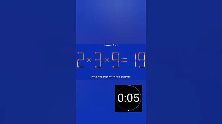 Matchstick puzzle tricks| Best Brain Teaser 🧠| #shorts #matchstickpuzzle #puzzlesloving