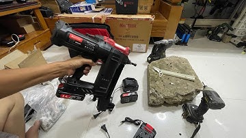 Súng bắn đinh bê tông dùng pin 18v nailtask bản mới 2025 #nailtask #0917774119