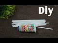 Recycling Ideas from Plastic Cups and Paper Straws for decorating your home