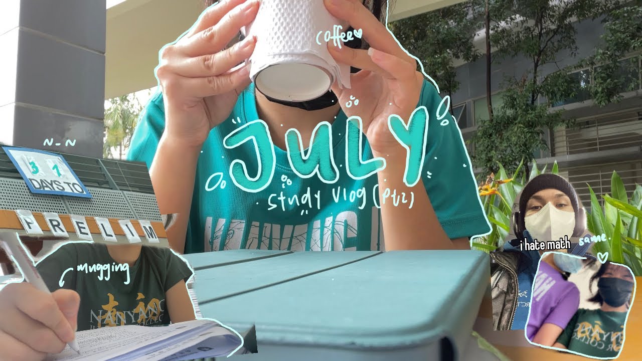 more stuDYING, getting sick and crack LOL 😶‍🌫️🪱 july study vlog pt 2