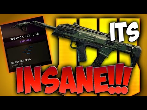 I use the Spitfire in Black ops 4 gameplay